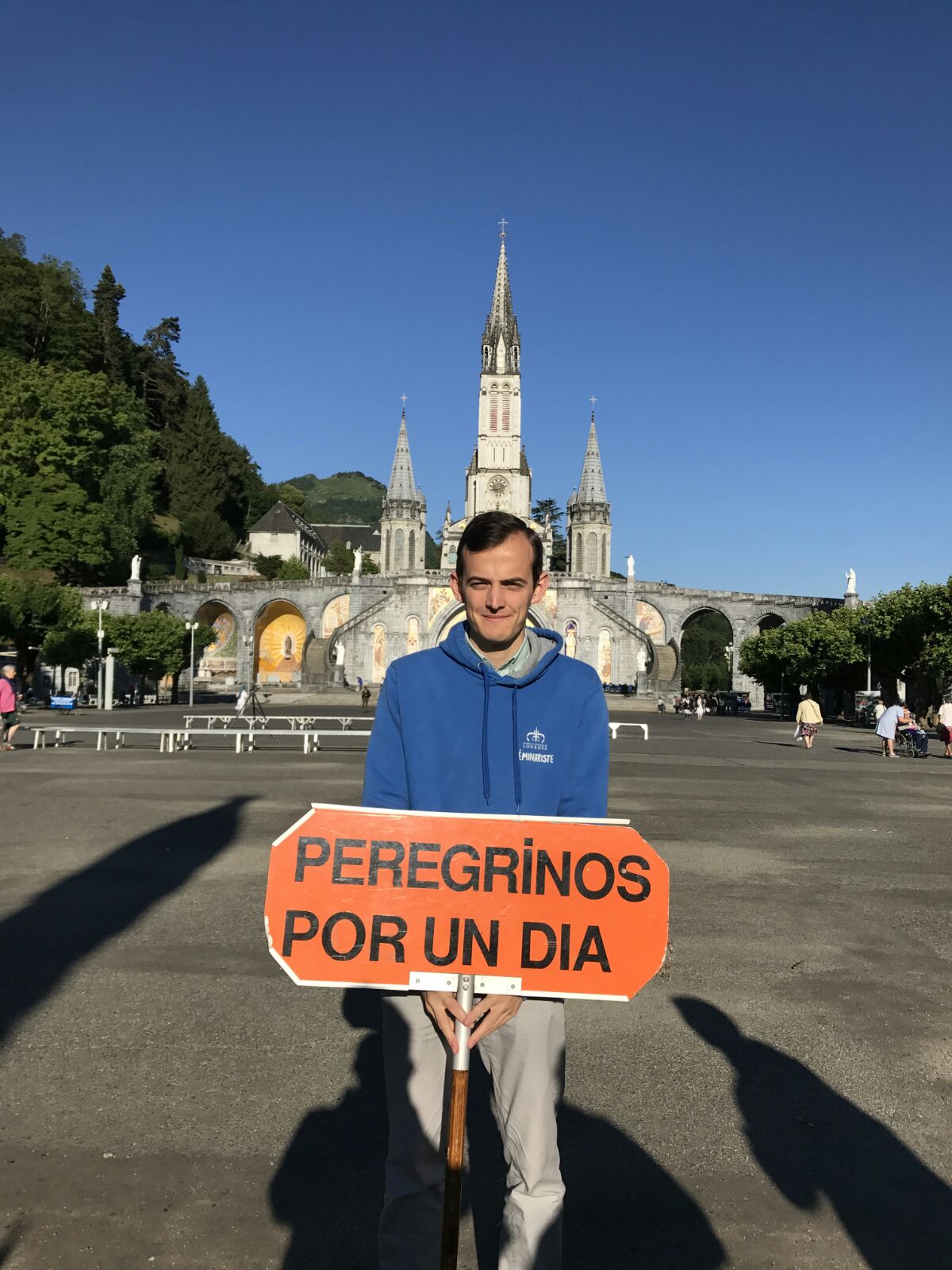 Seminaristas en Lourdes