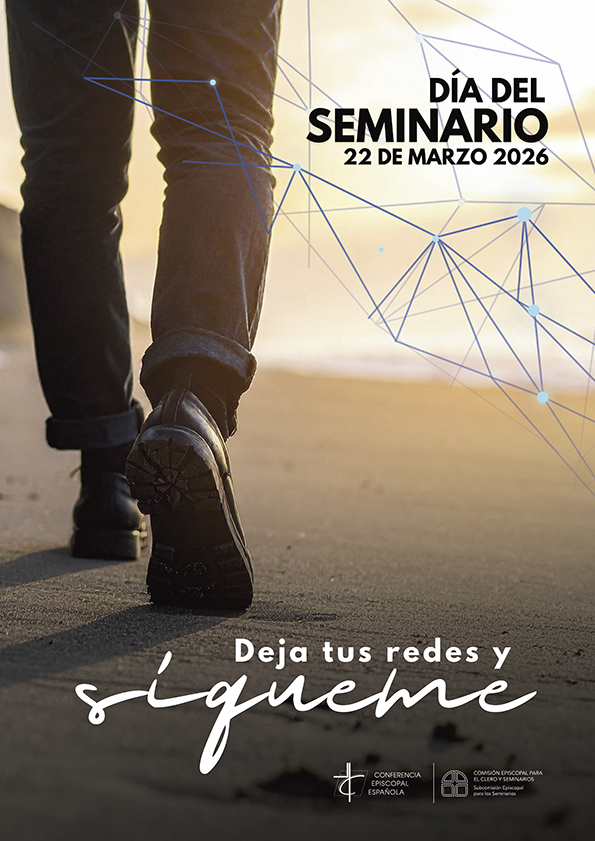 Cartel del Día del Seminario 2026: Deja tus redes y sígueme
